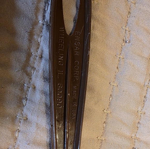 Vintage Kitchen Spoons and Slotted Utensils - Yellow, Blue, cream - Picture 5 of 5